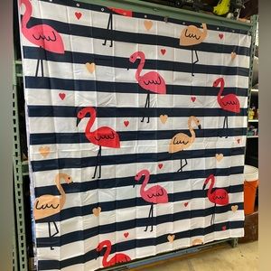 New Flamingo shower curtain